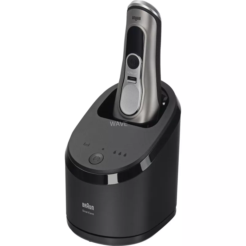 Braun Series 9 PRO+ 9665cc sähköparranajokone SmartCare Centerillä, grafiitti/hopea