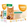 EUKANUBA IAMS DELIGHTS Land & Sea Collection kastikkeessa märkäruoka kissoille – 12x85g pussi (lohi & turska, kana & kalkkuna, lammas & punainen paprika)