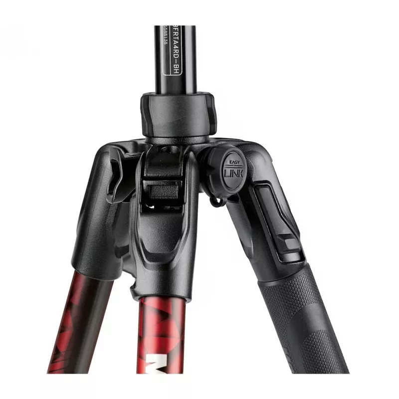 Manfrotto MKBFRTA4RD-BH Befree 4-osainen alumiininen matkastatiivi kuulapäällä, punainen