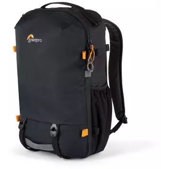Lowepro Trekker LT BP 250 kamerareppu, musta, 20L, sopii 15 tuuman kannettavalle, pääsy takakautta, All Weather AW Cover