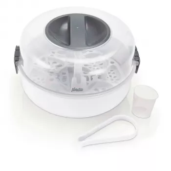 Alecto BW-04 mikroaaltopullojen sterilointilaite valkoinen
