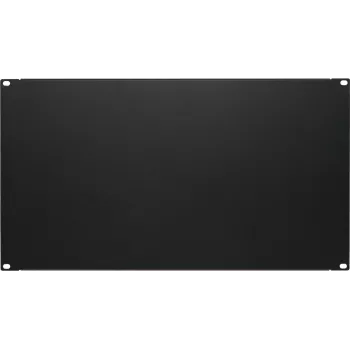 DS-IT 19 tuuman rack-sokkelopaneeli 6U musta teräs (DS-Blind6)