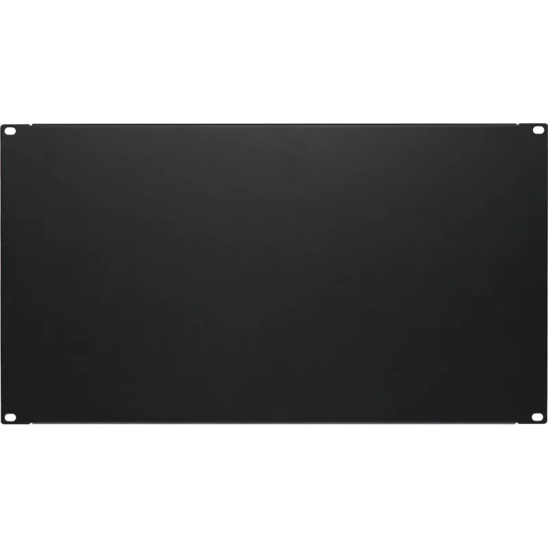 DS-IT 19 tuuman rack-sokkelopaneeli 6U musta teräs (DS-Blind6)