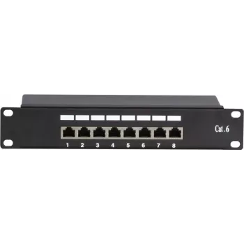 DSIT DS-10Patch6-8FTP 10 tuuman 8-porttinen FTP CAT6 -patchpaneeli