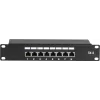 DSIT DS-10Patch6-8FTP 10 tuuman 8-porttinen FTP CAT6 -patchpaneeli