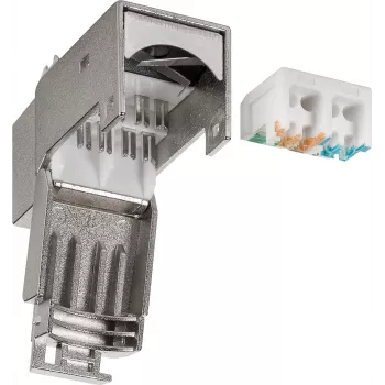 DS-IT CAT6 STP Keystone Jack työkaluton RJ45-moduuli