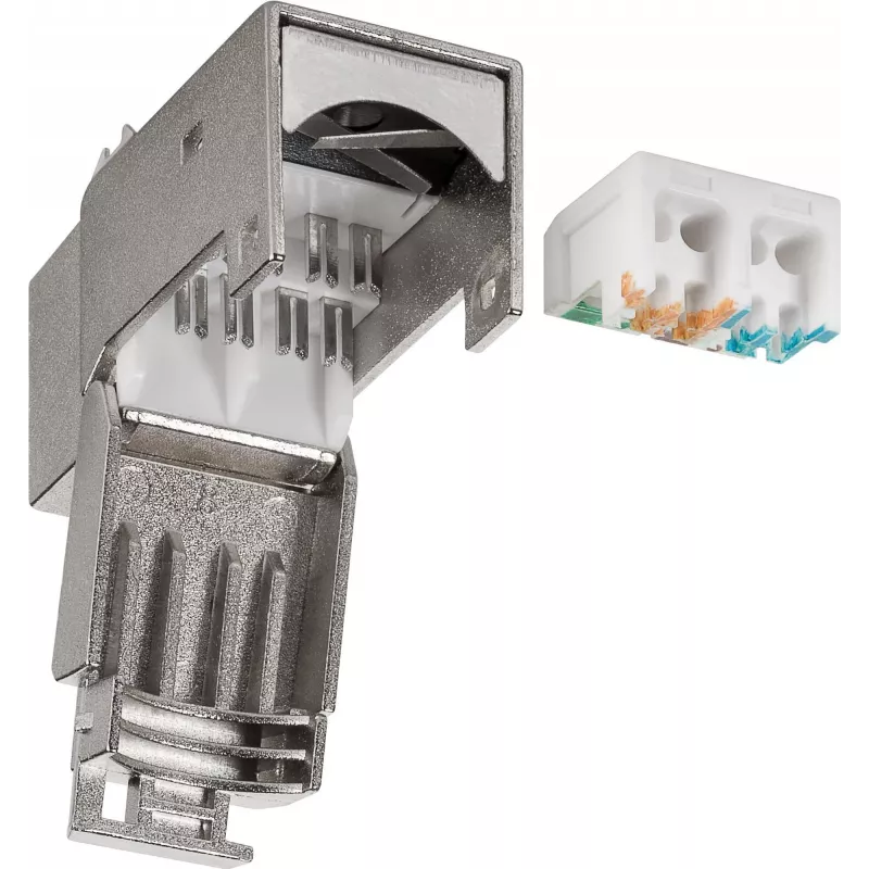 DS-IT CAT6 STP Keystone Jack työkaluton RJ45-moduuli