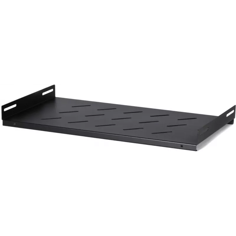 DSIT DS-FH45 kiinteä hylly 450 mm syville seinäkaapeille, 1U, musta