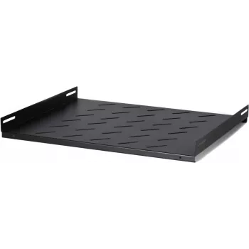 DSIT DS-FH60Wand 1U kiinteä hylly 600 mm syville seinäkaapeille, 25 kg kuormitus, musta