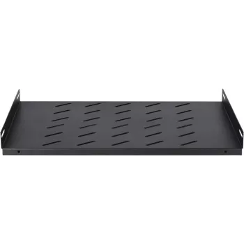 DSIT DS-FH60Wand 1U kiinteä hylly 600 mm syville seinäkaapeille, 25 kg kuormitus, musta