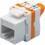 DS-IT CAT6 UTP Keystone -liitin työkaluton Twist (DS-KC-UTP6-TL-T)