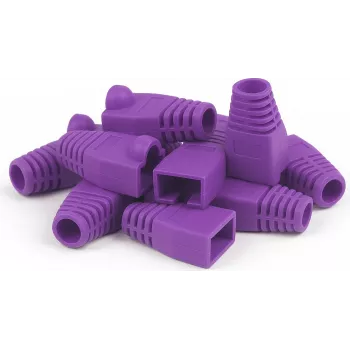 DSIT DANICOM RJ45 vedonpoistoholkki violetti 10 kpl:n pakkaus