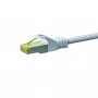 DSIT Cat.7 S/FTP PiMF RJ45 verkkopatch-kaapeli, 0,50 m, valkoinen