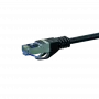 DSIT CAT 6a S/FTP LSOH verkkopatch-kaapeli, 0,5 m, musta