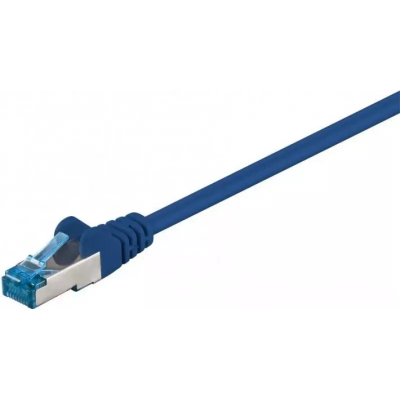 DSIT CAT 6a verkkokaapeli LSOH - S/FTP - 1 metri - sininen (DC-6A4-010)