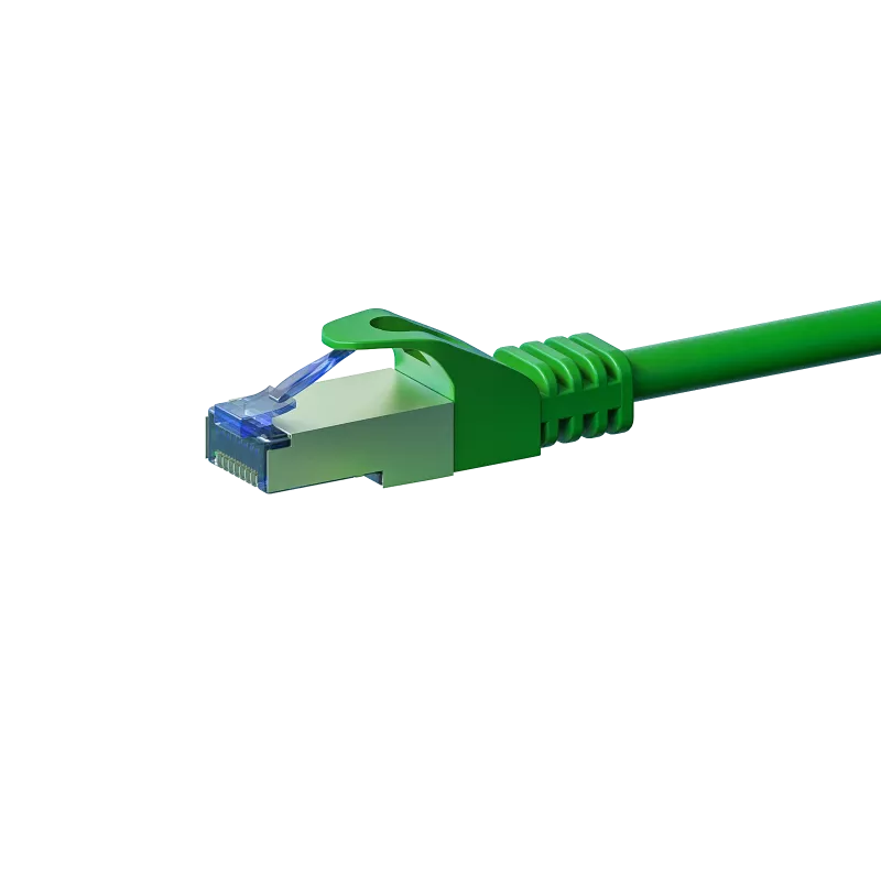 DSIT CAT 6a verkkokaapeli LSOH - S/FTP - 7,5 m - vihreä
