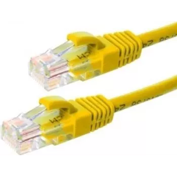 DSIT CAT6 U/UTP -verkkokaapeli, 3 m, keltainen, 100 % kuparia (DC-67-030)