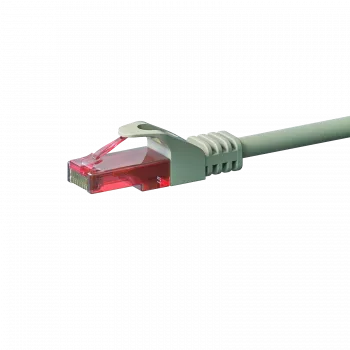 DSIT CAT6 U/UTP -verkkokaapeli, 10 m, harmaa, 100 % kuparia (DC-61-100)
