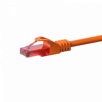 DSIT CAT6 Ethernet-verkkokaapeli 100 % kuparia U/UTP 20 m oranssi (DC-66-200)