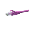 DSIT CAT5e U/UTP verkkokaapeli, 1 m, pinkki, 100 % kupari (DC-59-010)
