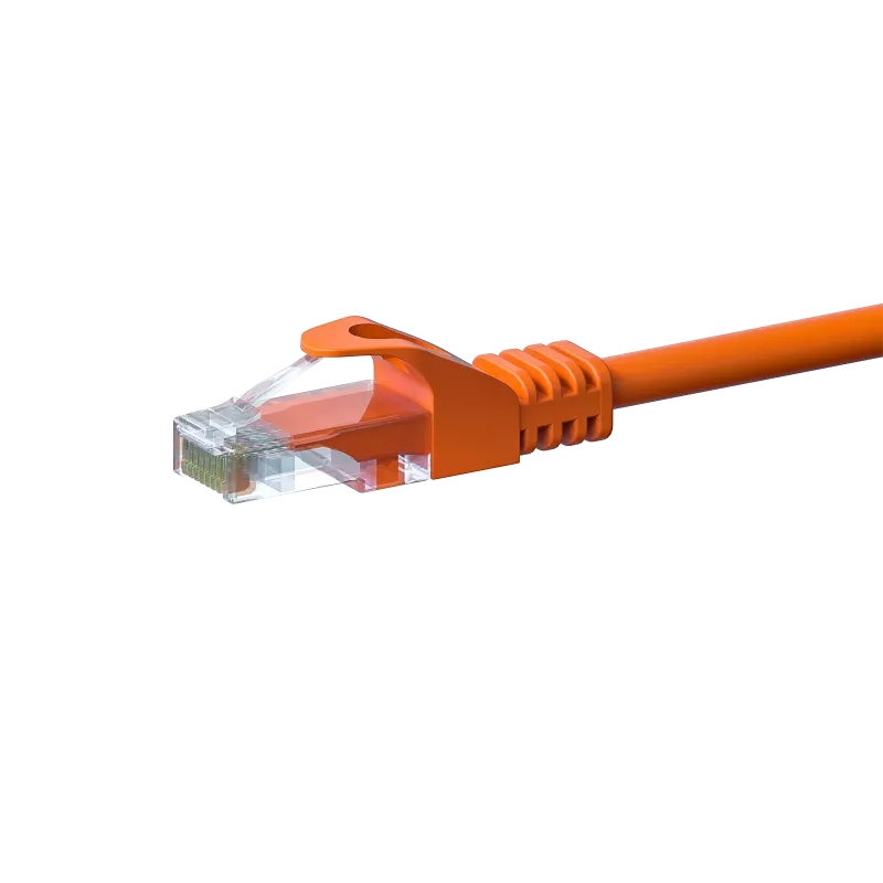 DSIT CAT5e U/UTP verkkopatchkaapeli, 15 m, oranssi, 100 % kupari (DC-56-150)