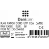 DSIT CAT 5e U/UTP verkkopatchkaapeli, 5 m, sininen, CCA, RJ45 (DC-C54-050)