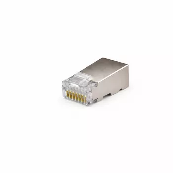 DSIT FTP RJ45 CAT5e verkkoliitin joustaville ja massiivijohtimille - 10 kpl:n pakkaus