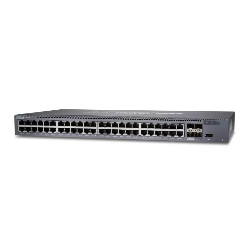 Juniper Networks EX4000-48T 48-porttinen 10/100/1000 L3-hallittava kytkin 10G-uplink-liitännöillä