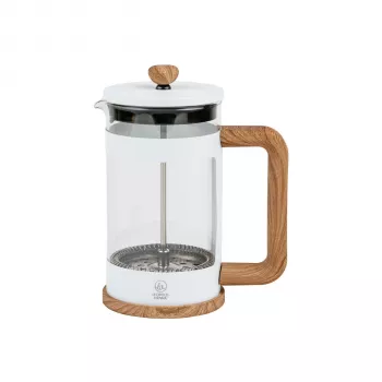 Leopold Vienna Franca French Press kahvin- ja teenvalmistaja, 600 ml, valkoinen