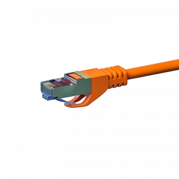 DSIT CAT 6a S/FTP LSOH verkkokaapeli 15m oranssi (DC-6A6-150)