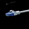 DSIT CAT6a U/UTP 100 % kuparia Ethernet-verkkokaapeli 7,5 m valkoinen