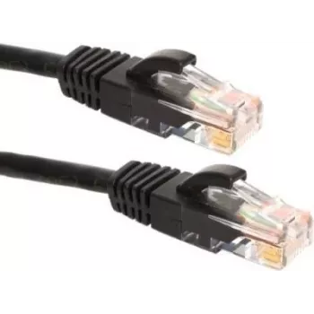 DSIT CAT6a -verkkokaapeli 100 % kuparia - U/UTP - 10 metriä - musta (DC-U6A0-100)