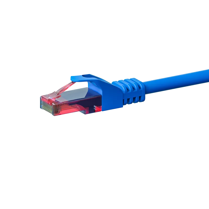 DSIT CAT6 Ethernet-verkkokaapeli 100 % kuparia U/UTP 20 m sininen (DC-64-200)