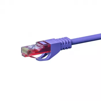 DSIT CAT6 -verkkokaapeli U/UTP 50 m violetti 100 % kuparia - DC-68-500