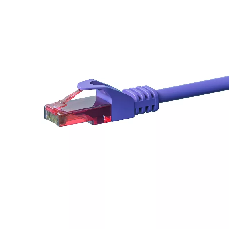 DSIT CAT6 -verkkokaapeli U/UTP 50 m violetti 100 % kuparia - DC-68-500