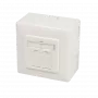 DSIT DC-Wall-Out-STP6-I pinta-asennettava Cat. 6/Class E -suojattu dual-RJ45-rasia, norsunluu
