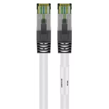 DSIT RJ45 -verkkokaapeli S/FTP PiMF CAT 8 kaapeli valkoinen 3 m