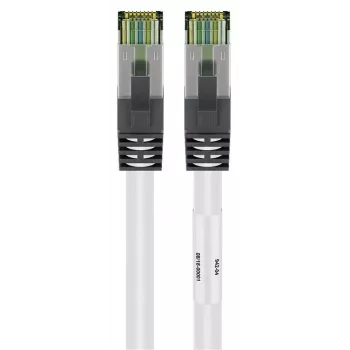 DSIT RJ45 -verkkokaapeli S/FTP PiMF CAT 8 -raakakaapelilla valkoinen 1 m