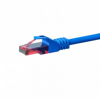 DSIT DC-64-001 CAT6 U/UTP -verkkokaapeli, 0,15 m, sininen, 100 % kupari