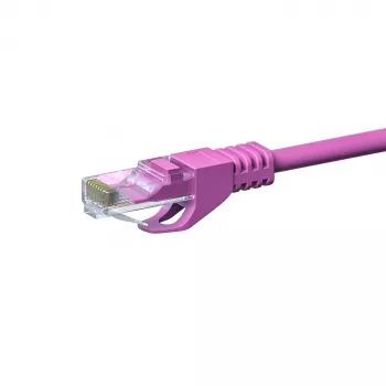 DSIT CAT 6 -verkkokaapeli U/UTP - 15 metriä - pinkki - CCA (DC-C69-150)