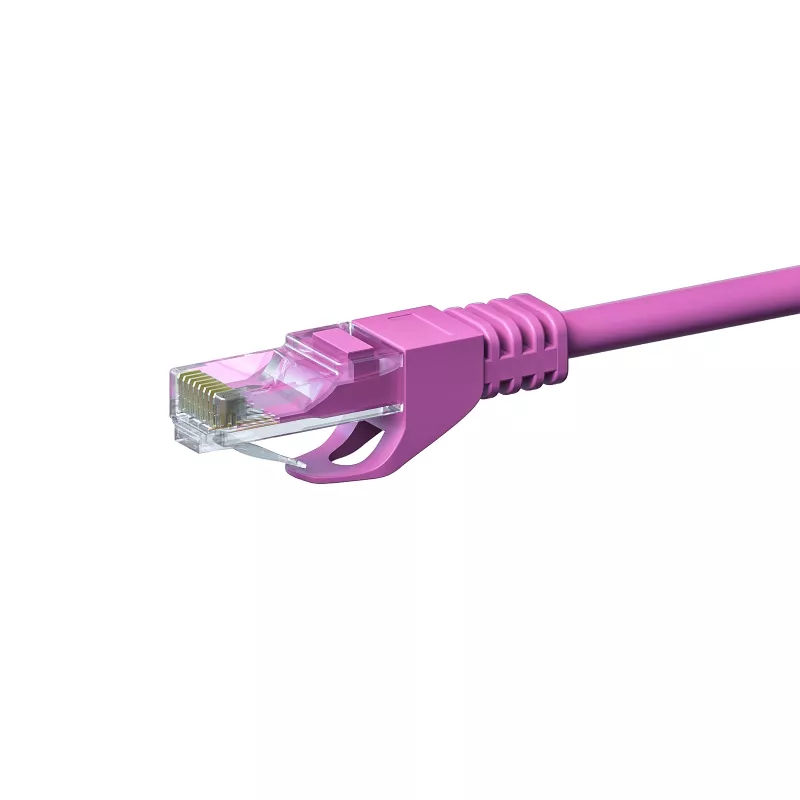 DSIT CAT 6 -verkkokaapeli U/UTP - 15 metriä - pinkki - CCA (DC-C69-150)