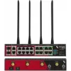 Opengear OM1304-4E 4-porttinen RS232-sarjamoduuli 4-porttisella gigabitin Ethernet-kytkimellä, ohjelmistovalittainen X1/X2-nastajärjestys