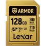 Lexar Professional ARMOR GOLD 128GB SDXC UHS-II V60 muistikortti (LSDAMGL128G-RNNNG)