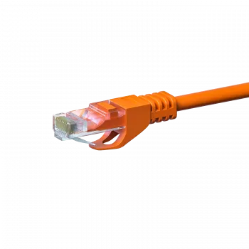 DSIT CAT5e -verkkokaapeli U/UTP 2 m oranssi 100 % kupari (DC-56-020)