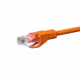 DSIT CAT5e -verkkokaapeli U/UTP 2 m oranssi 100 % kupari (DC-56-020)