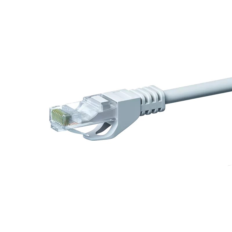 DSIT DC-52-030 CAT5e U/UTP verkkokaapeli, 3 m, valkoinen, 100% kuparia