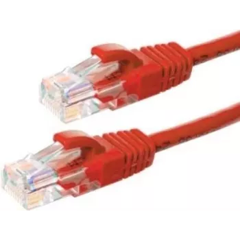 DSIT CAT5e U/UTP -verkkopatchkaapeli, 3 m, punainen, 100 % kupari (DC-55-030)