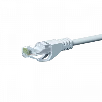 DSIT CAT5e U/UTP verkkopatchkaapeli, 20 m, valkoinen, 100 % kupari, RJ45, 1 Gbit/s