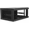 DSIT DS6604 4U seinäasennettava palvelinkotelo lasiovella, 600x600x280 mm, musta