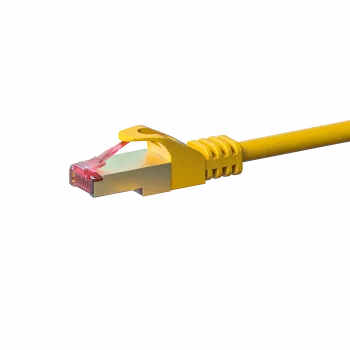 DSIT CAT 6 S/FTP LSOH patchkaapeli, 0,25 m, keltainen